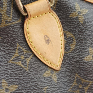 Pre-owned Louis Vuitton LOCKIT Brown Monogram Canvas M40102 handbag | stylenewstar