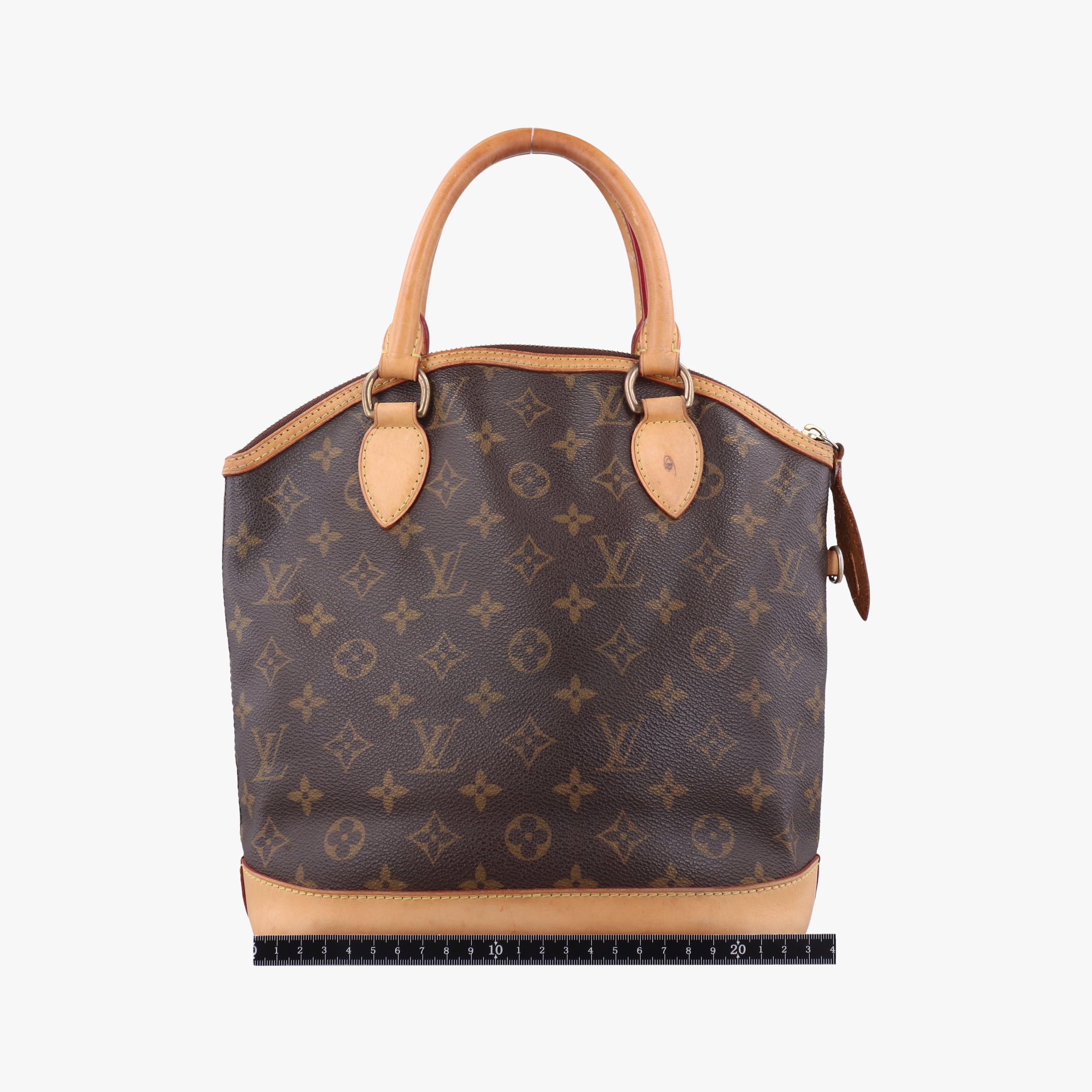 Pre-owned Louis Vuitton LOCKIT Brown Monogram Canvas M40102 handbag | stylenewstar