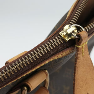 Pre-owned Louis Vuitton LOCKIT Brown Monogram Canvas M40102 handbag | stylenewstar