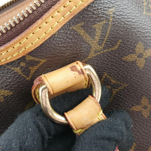 Pre-owned Louis Vuitton LOCKIT Brown Monogram Canvas M40102 handbag | stylenewstar