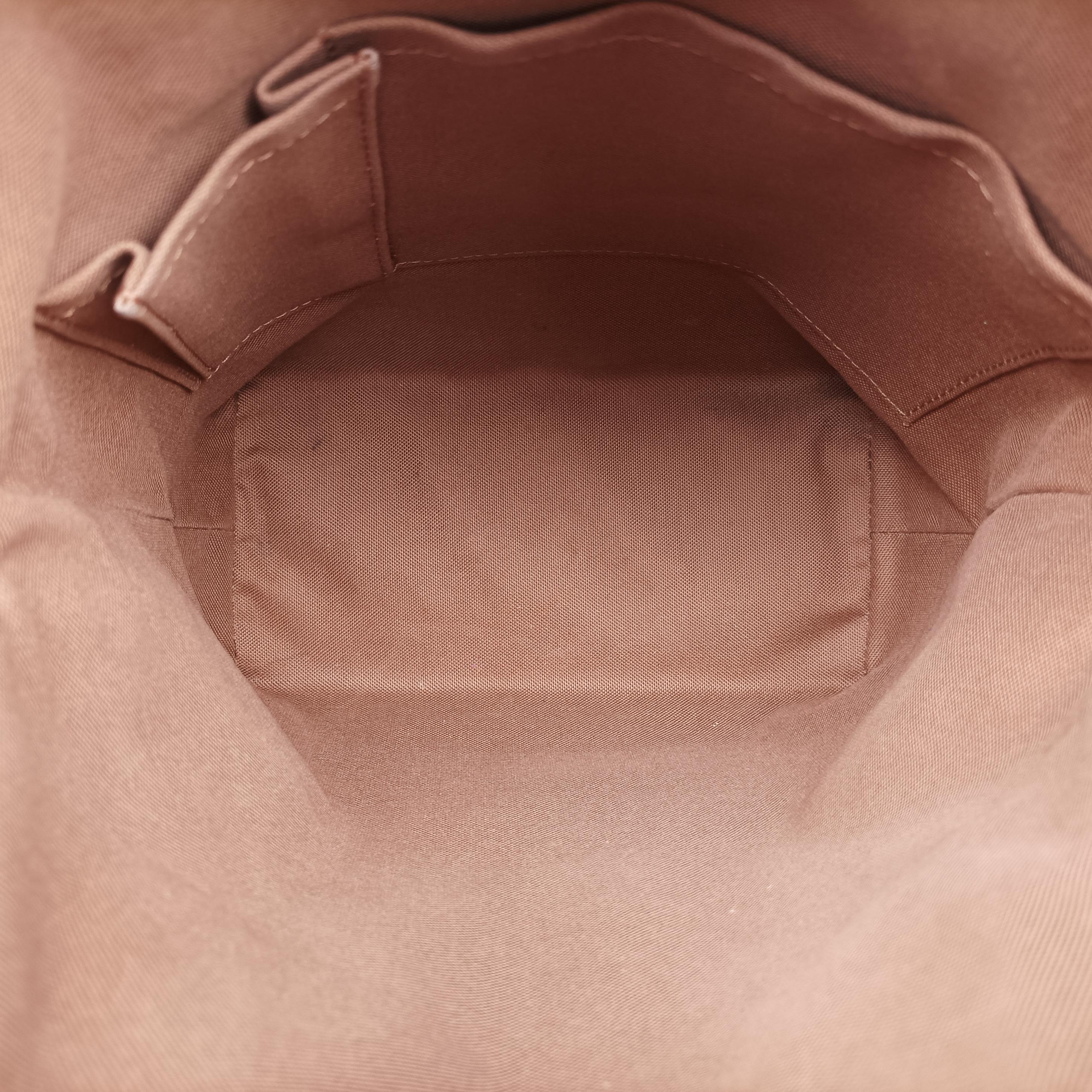 Pre-owned Louis Vuitton LOCKIT Brown Monogram Canvas M40102 handbag | stylenewstar