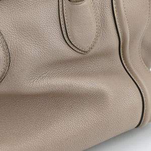 Secondhand Celine luggage mini shopper Beige leather  handbag | stylenewstar