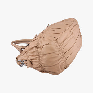 Secondhand Prada Gaufre Beige lambskin BN1702 shoulderbag | stylenewstar