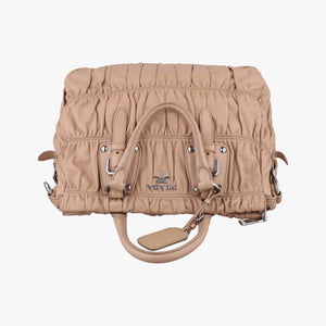 Secondhand Prada Gaufre Beige lambskin BN1702 shoulderbag | stylenewstar