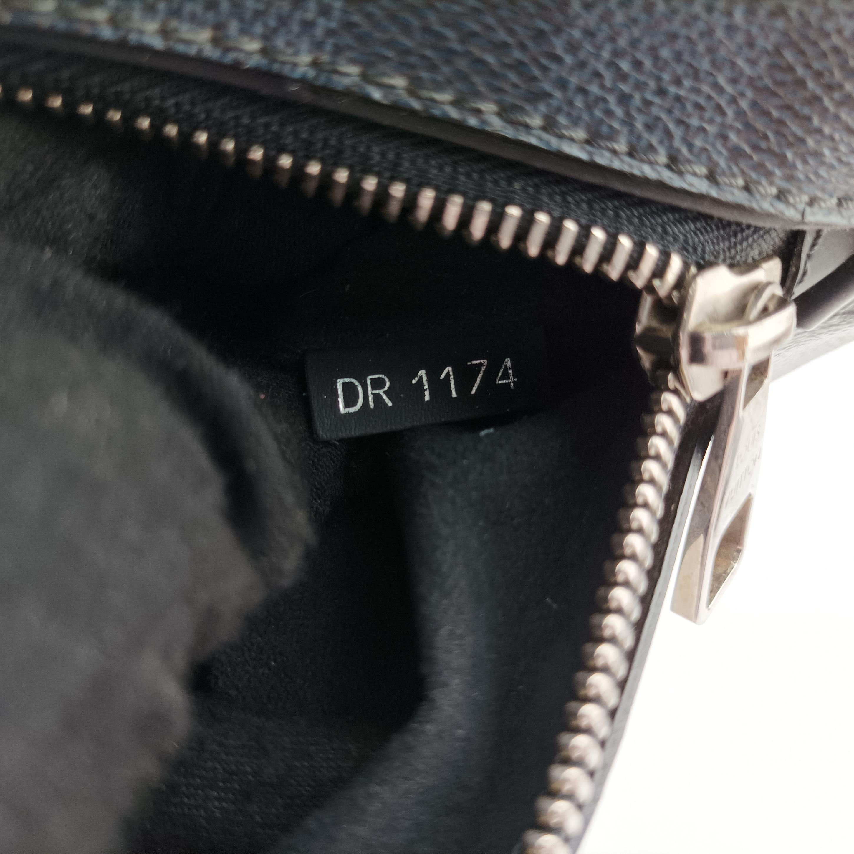 Pre-owned Louis Vuitton Messenger Greenwich Navy×Noir Damier Cobalt N41348 shoulderbag | stylenewstar