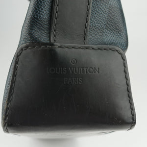 Pre-owned Louis Vuitton Messenger Greenwich Navy×Noir Damier Cobalt N41348 shoulderbag | stylenewstar
