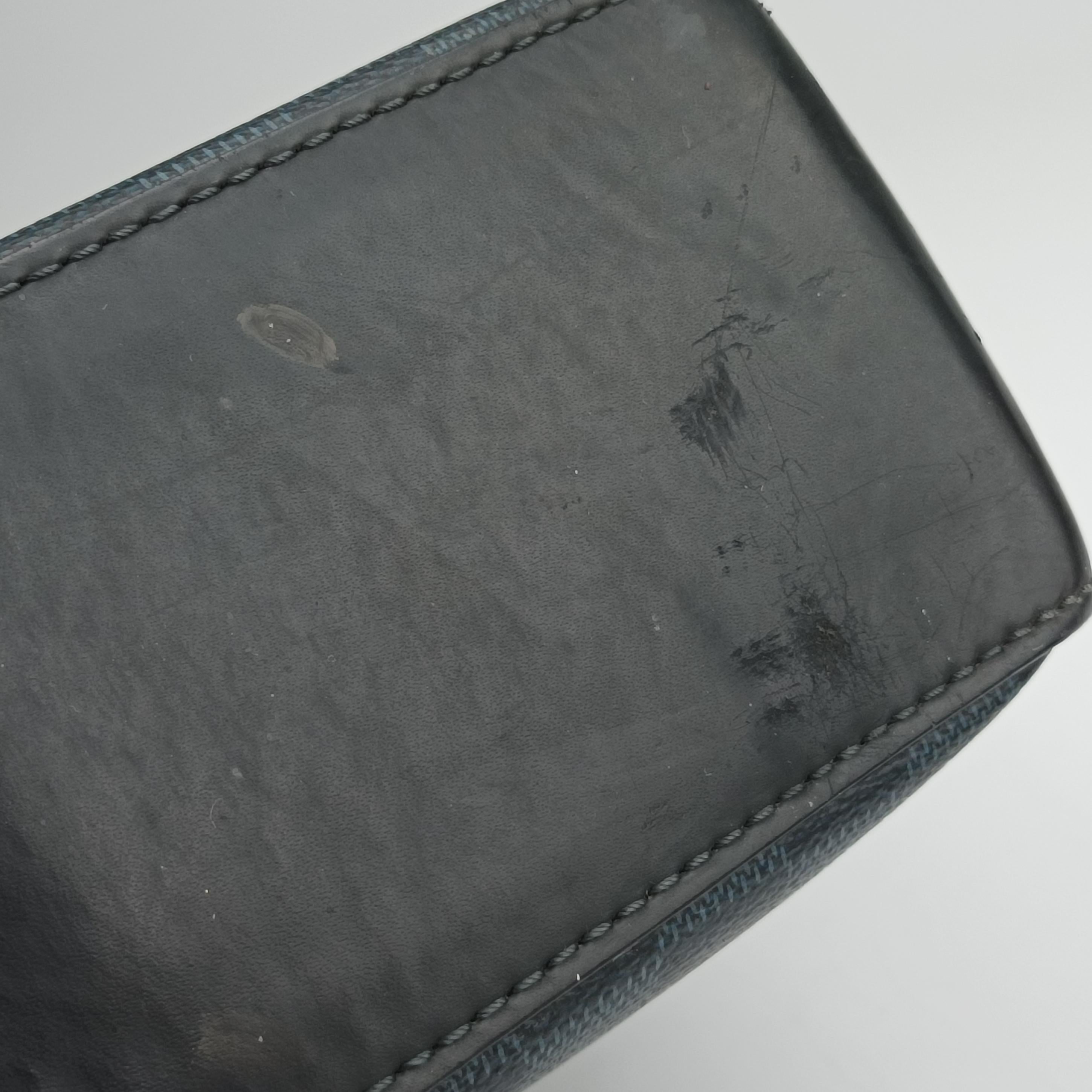 Pre-owned Louis Vuitton Messenger Greenwich Navy×Noir Damier Cobalt N41348 shoulderbag | stylenewstar