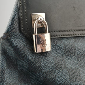 Pre-owned Louis Vuitton Messenger Greenwich Navy×Noir Damier Cobalt N41348 shoulderbag | stylenewstar