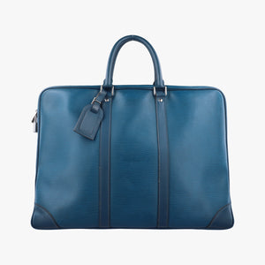 Secondhand Louis Vuitton PDV Briefcase blue Epi M41144 handbag | stylenewstar