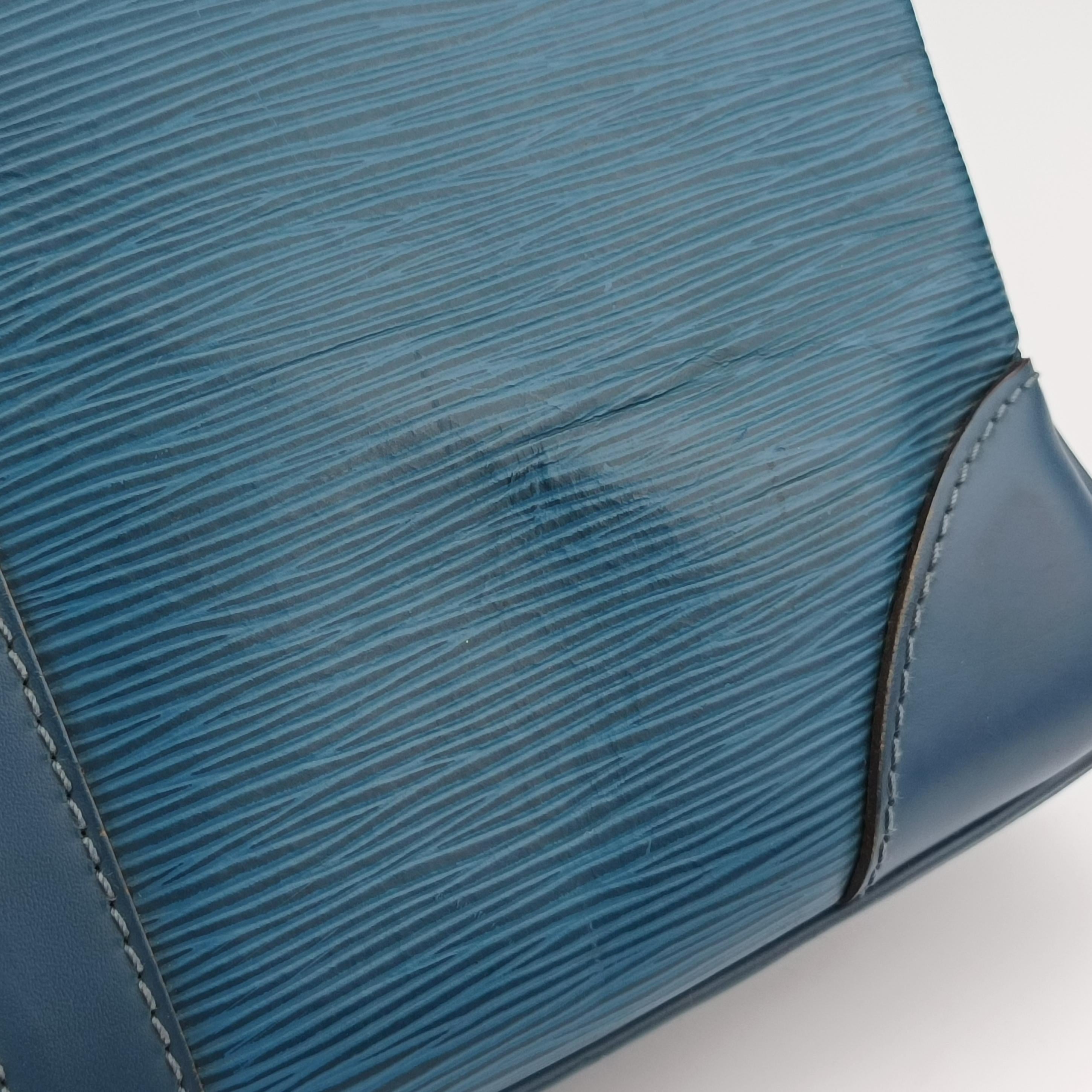 Secondhand Louis Vuitton PDV Briefcase blue Epi M41144 handbag | stylenewstar