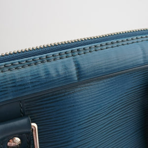 Secondhand Louis Vuitton PDV Briefcase blue Epi M41144 handbag | stylenewstar