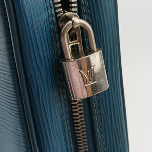 Secondhand Louis Vuitton PDV Briefcase blue Epi M41144 handbag | stylenewstar
