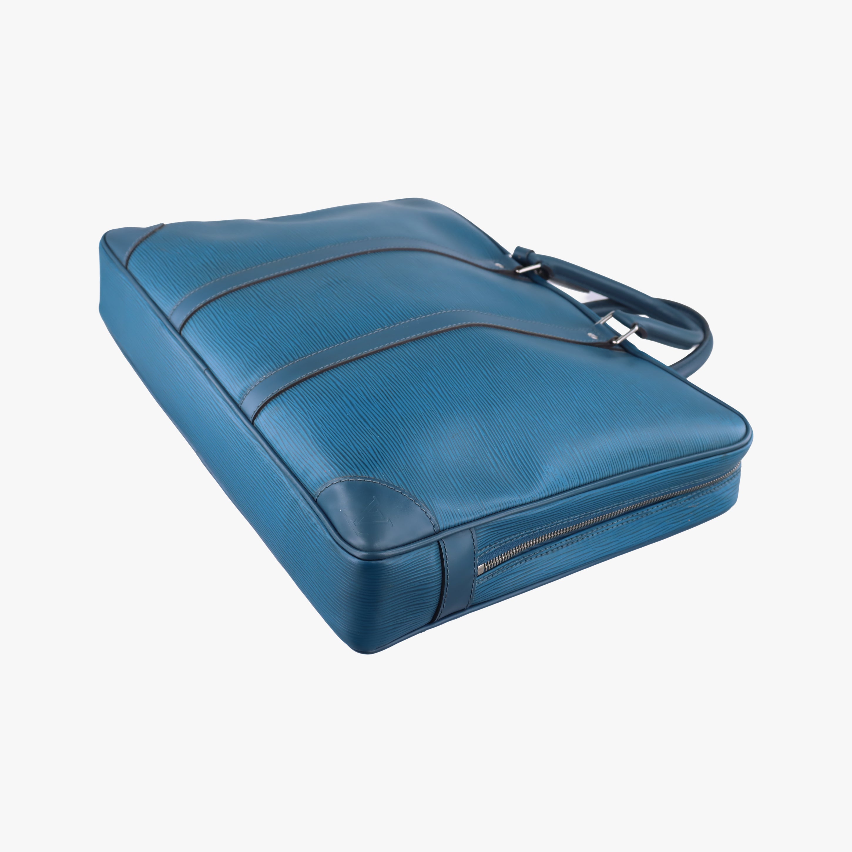 Secondhand Louis Vuitton PDV Briefcase blue Epi M41144 handbag | stylenewstar