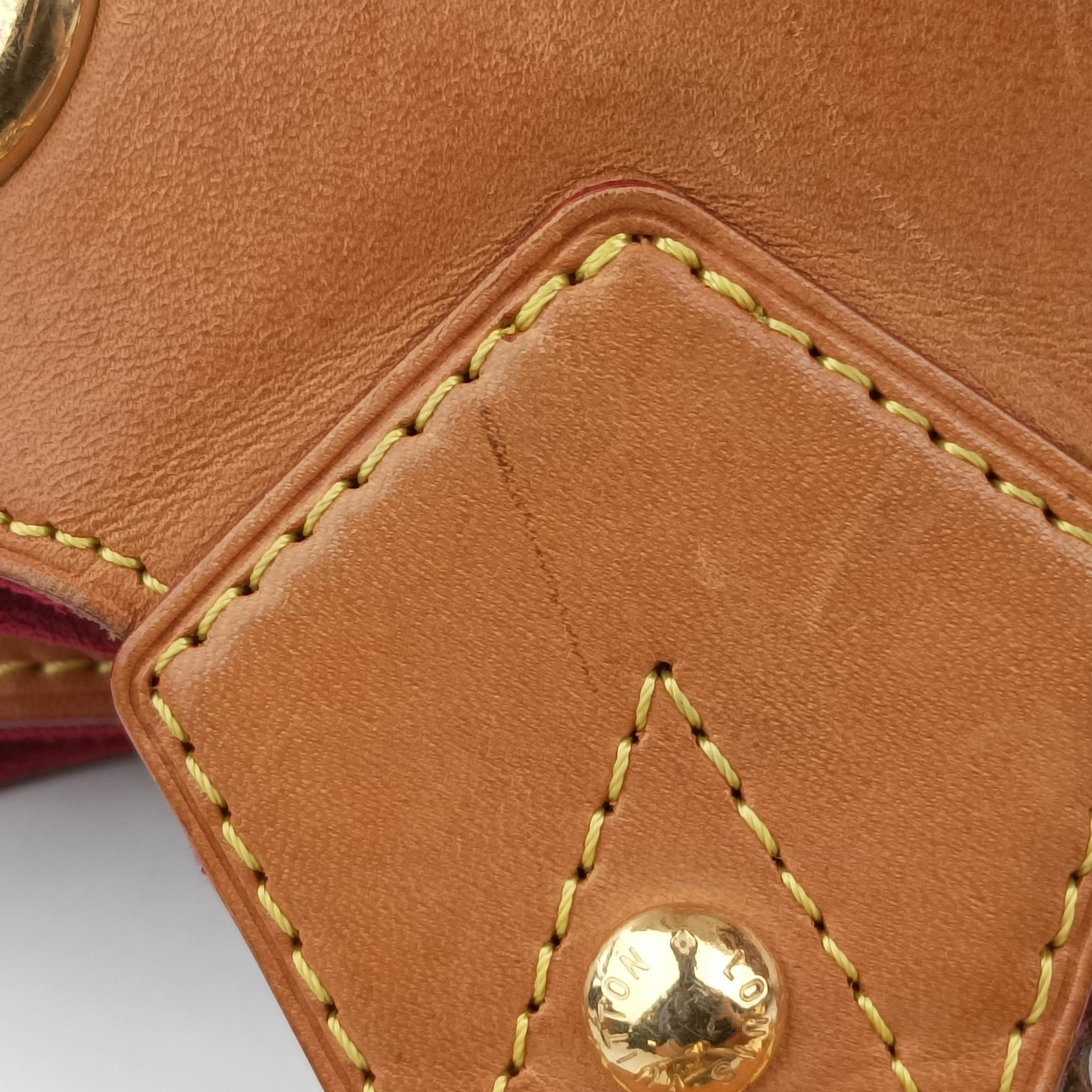 Pre-owned Louis Vuitton URSULA white Monogram Multicolor M40123 handbag | stylenewstar