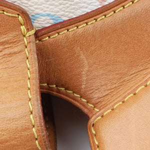 Pre-owned Louis Vuitton URSULA white Monogram Multicolor M40123 handbag | stylenewstar