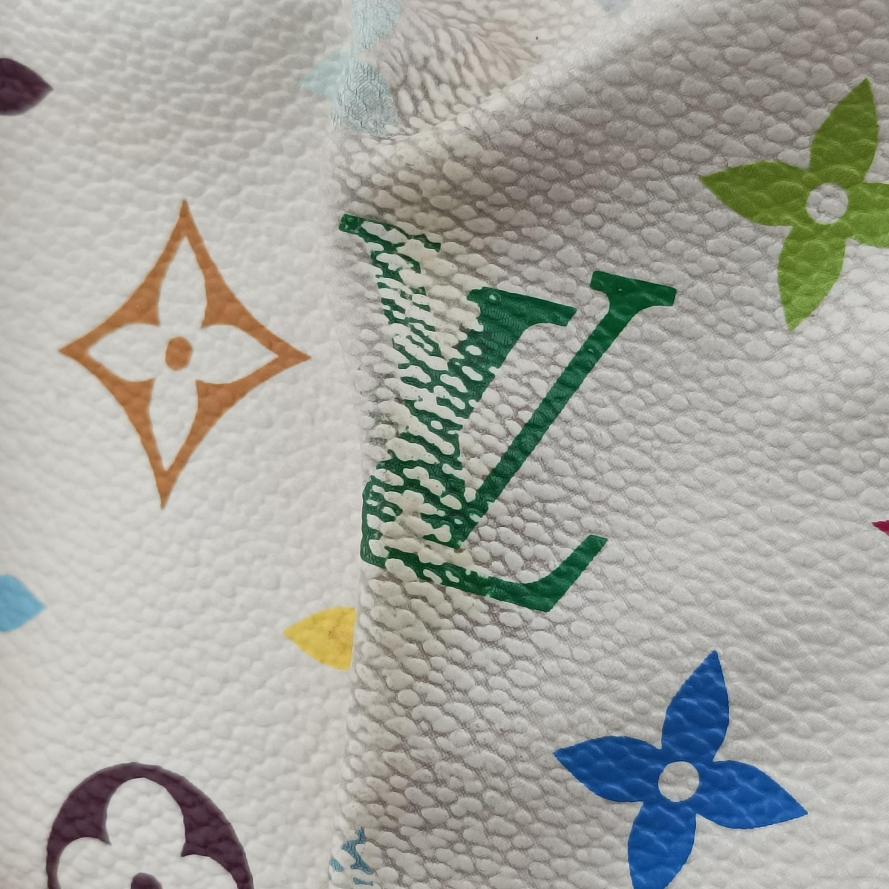 Pre-owned Louis Vuitton URSULA white Monogram Multicolor M40123 handbag | stylenewstar