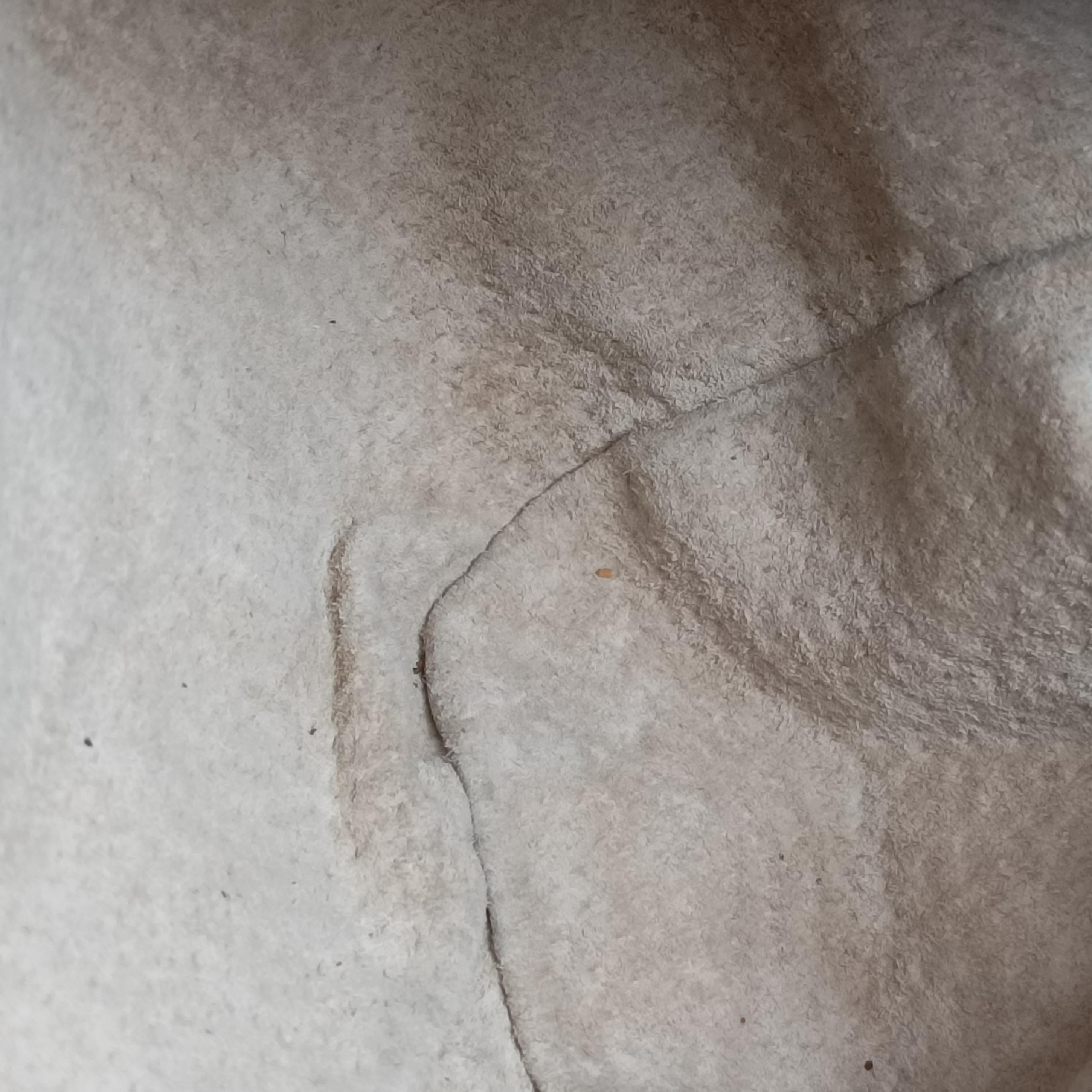 Pre-owned Prada 三角ロゴ Grey Nappa Leather  shoulderbag | stylenewstar