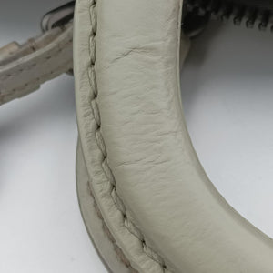 Pre-owned Prada 三角ロゴ Grey Nappa Leather  shoulderbag | stylenewstar