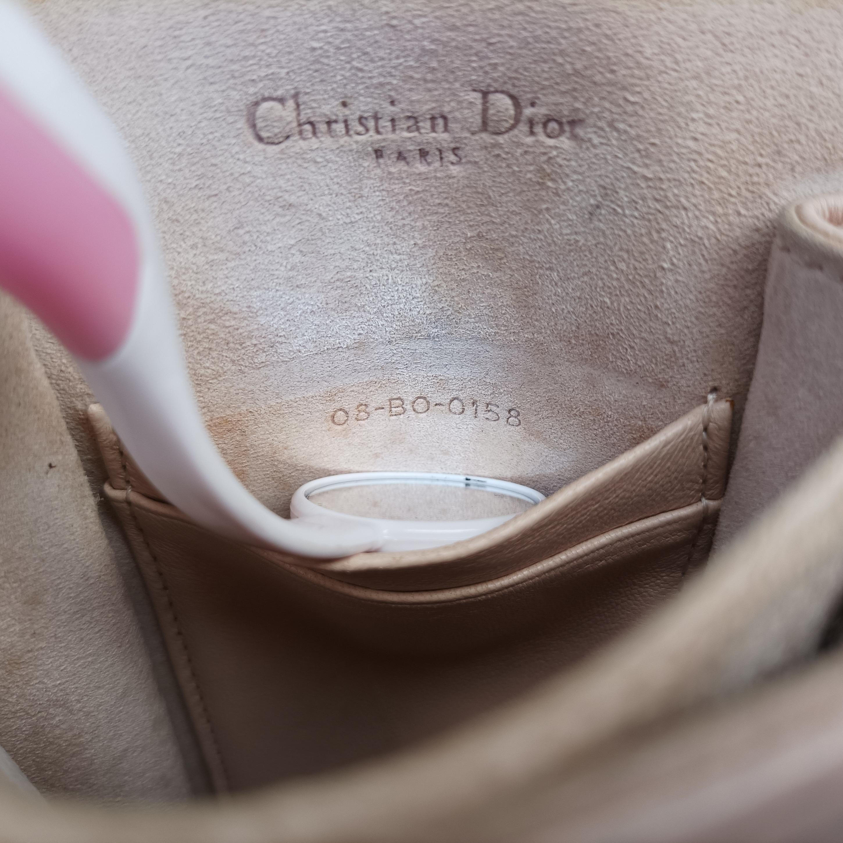 Pre-owned Christian Dior Diorama Pink Leather  shoulderbag | stylenewstar