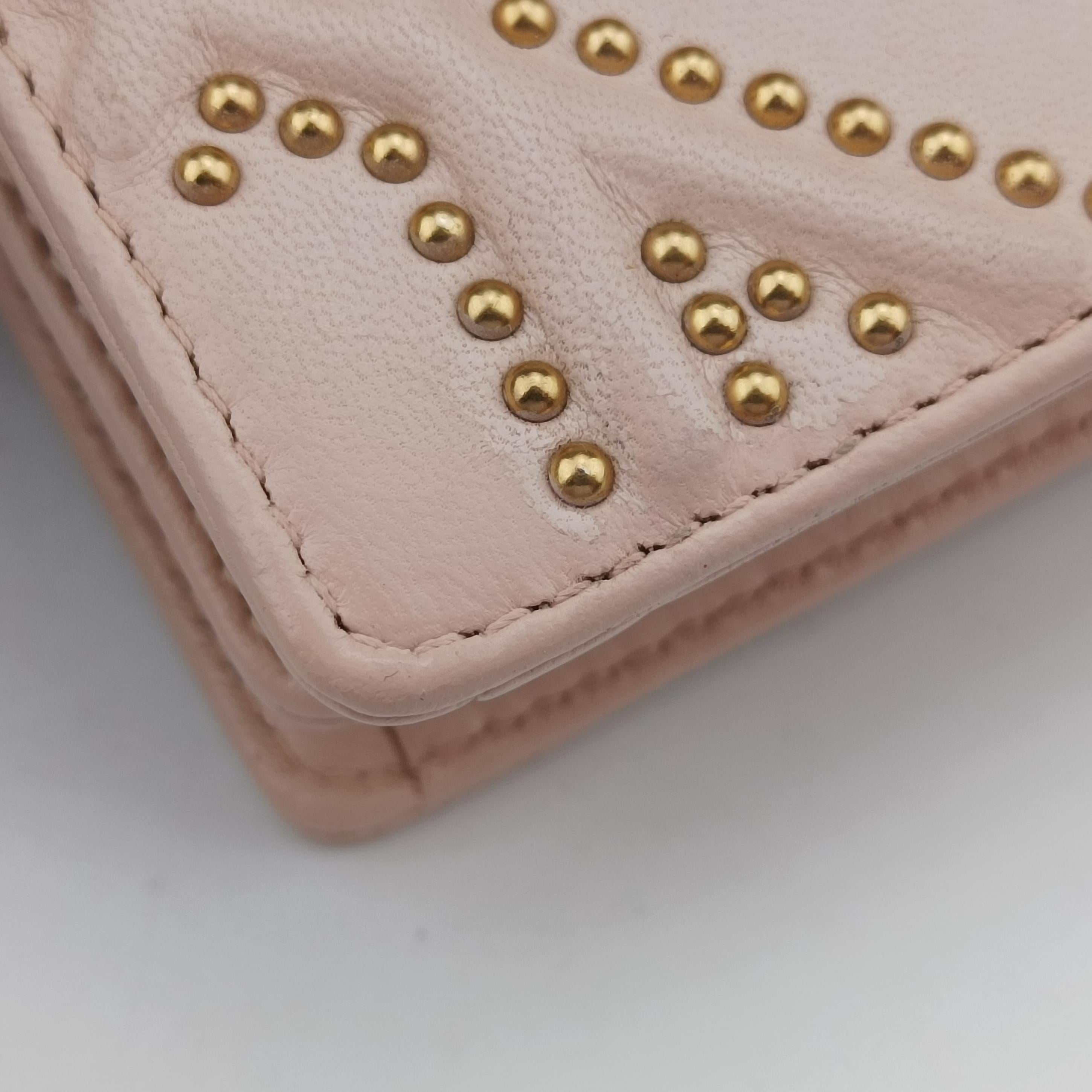 Pre-owned Christian Dior Diorama Pink Leather  shoulderbag | stylenewstar