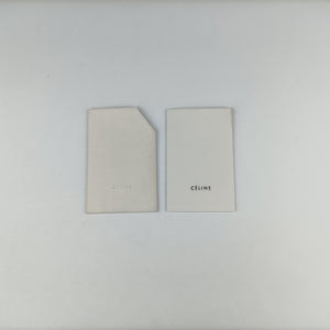 Pre-owned Celine Luggage Mini Shopper Black × White × Yellow Leather  handbag | stylenewstar