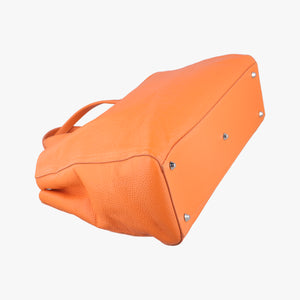 Pre-owned VERSACE Salvatore Ferragamo Orange leather  shoulderbag | stylenewstar