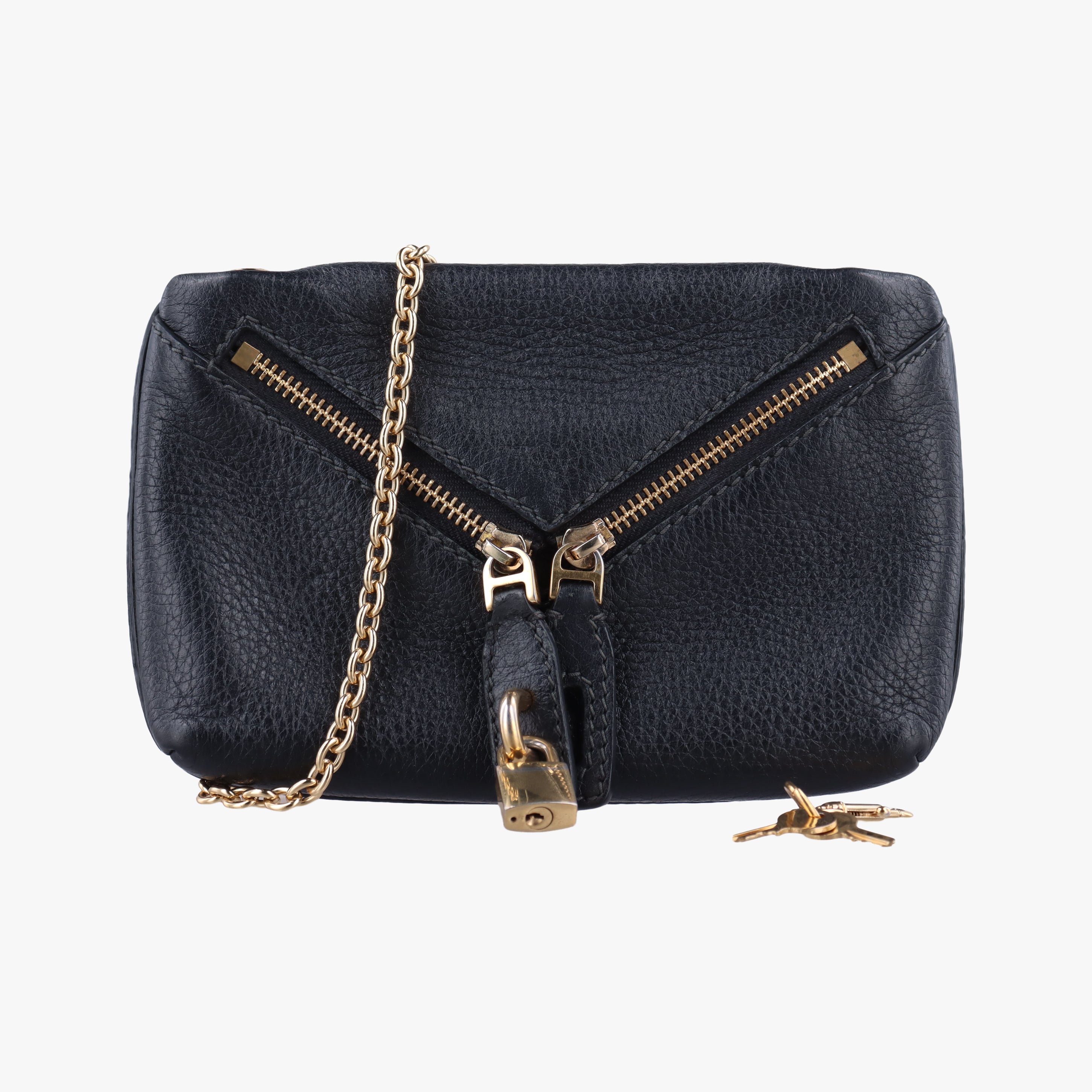 Pre-owned Dolce & Gabbana Bolsa Tiracolo Micol Marrom Black Leather  shoulderbag | stylenewstar