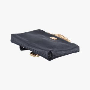 Pre-owned Dolce & Gabbana Bolsa Tiracolo Micol Marrom Black Leather  shoulderbag | stylenewstar