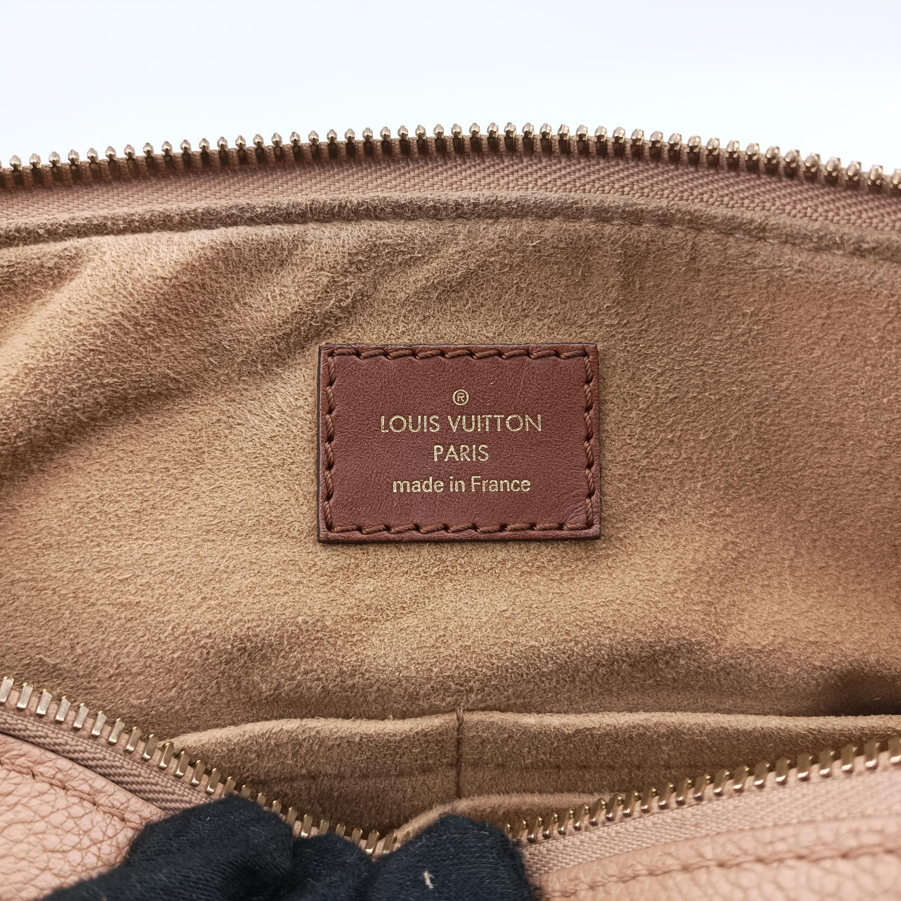 Pre-owned Louis Vuitton PALLAS MARRON×HAVANE Monogram Canvas M40907 shoulderbag | stylenewstar