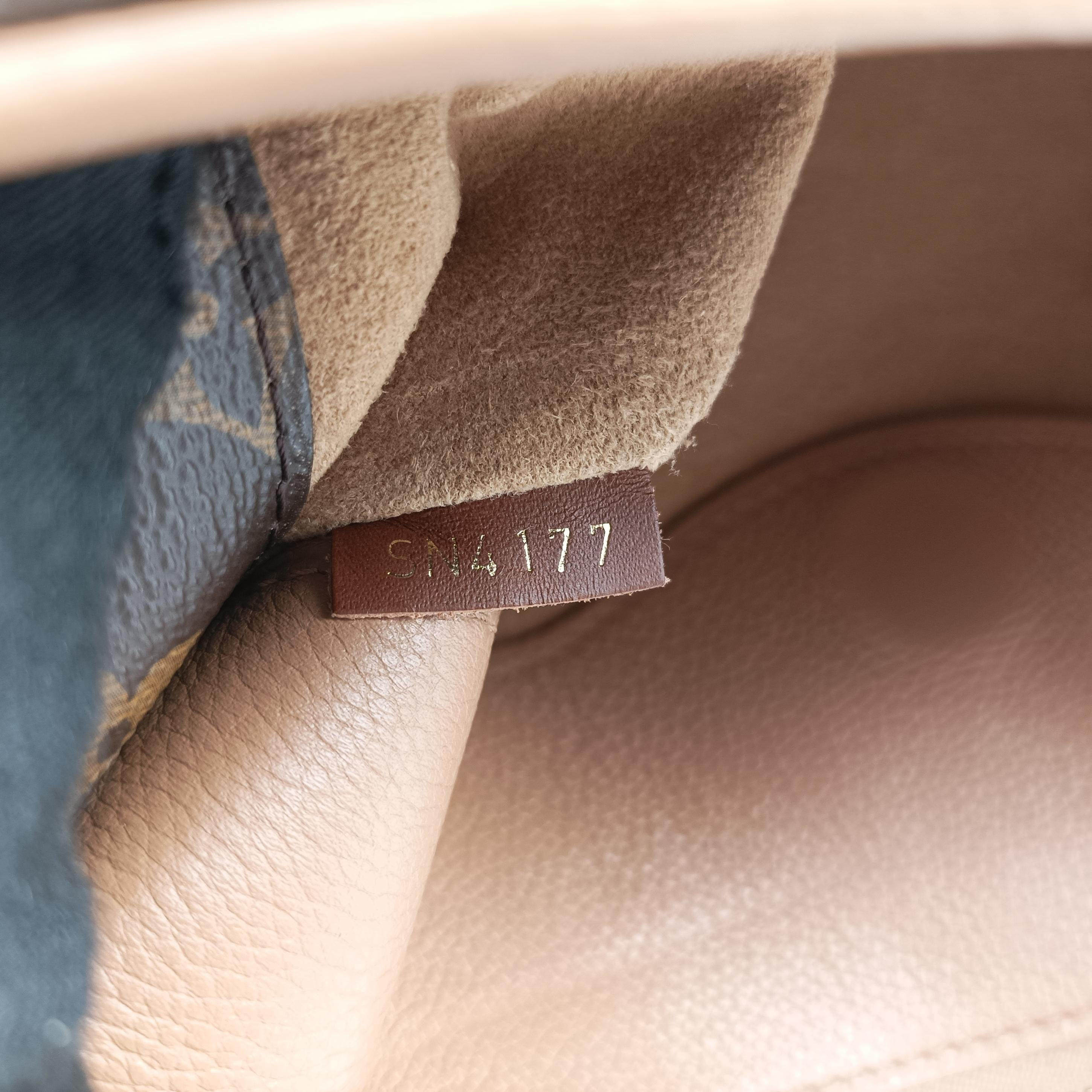 Pre-owned Louis Vuitton PALLAS MARRON×HAVANE Monogram Canvas M40907 shoulderbag | stylenewstar