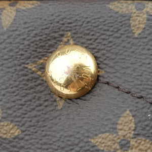 Pre-owned Louis Vuitton PALLAS MARRON×HAVANE Monogram Canvas M40907 shoulderbag | stylenewstar