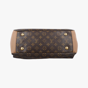 Pre-owned Louis Vuitton PALLAS MARRON×HAVANE Monogram Canvas M40907 shoulderbag | stylenewstar