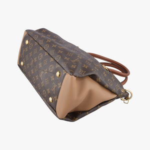 Pre-owned Louis Vuitton PALLAS MARRON×HAVANE Monogram Canvas M40907 shoulderbag | stylenewstar