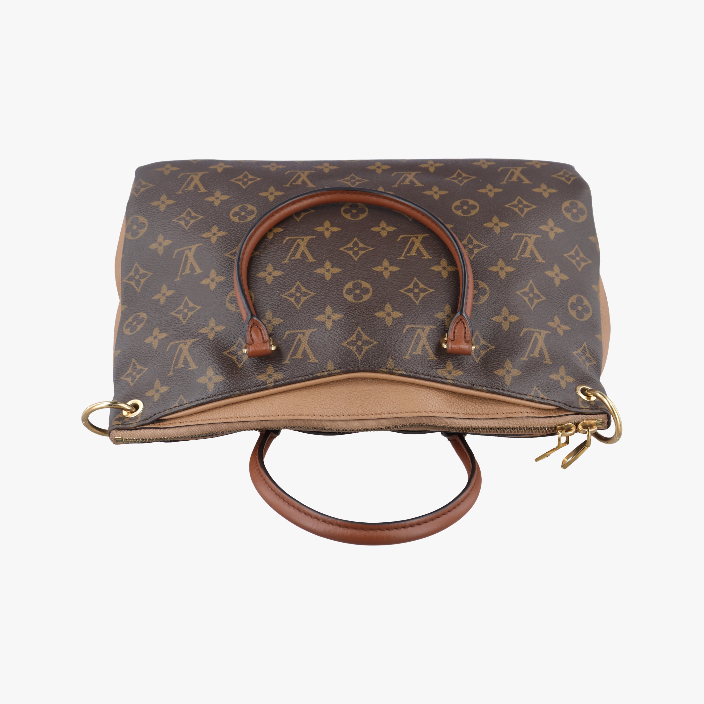 Pre-owned Louis Vuitton PALLAS MARRON×HAVANE Monogram Canvas M40907 shoulderbag | stylenewstar