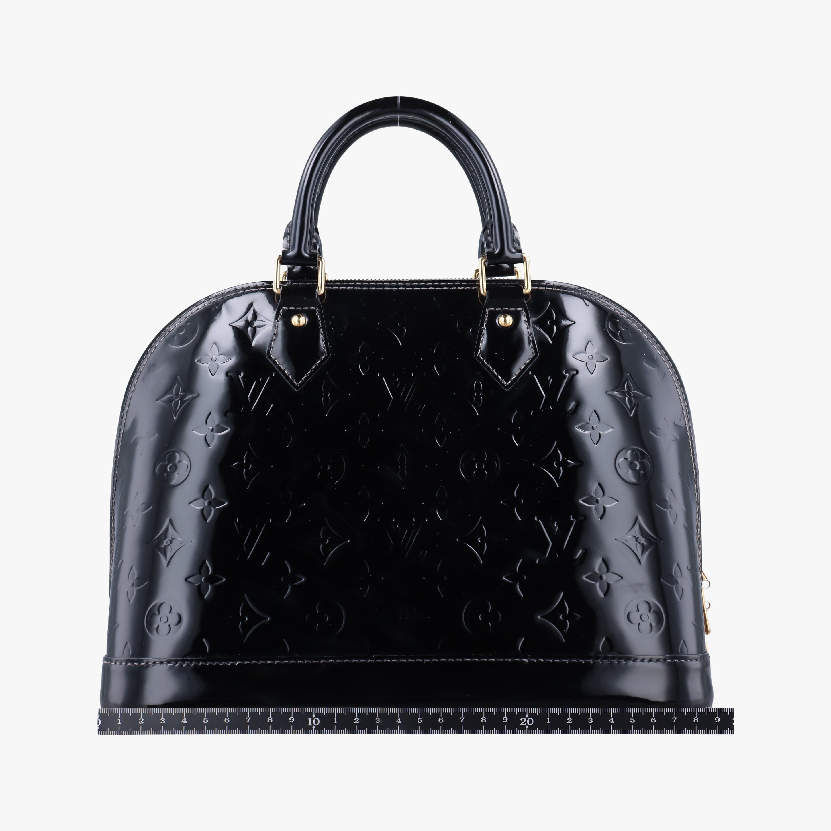 Pre-owned Louis Vuitton Alma　PM AMARANTE Vernis M91611 handbag | stylenewstar