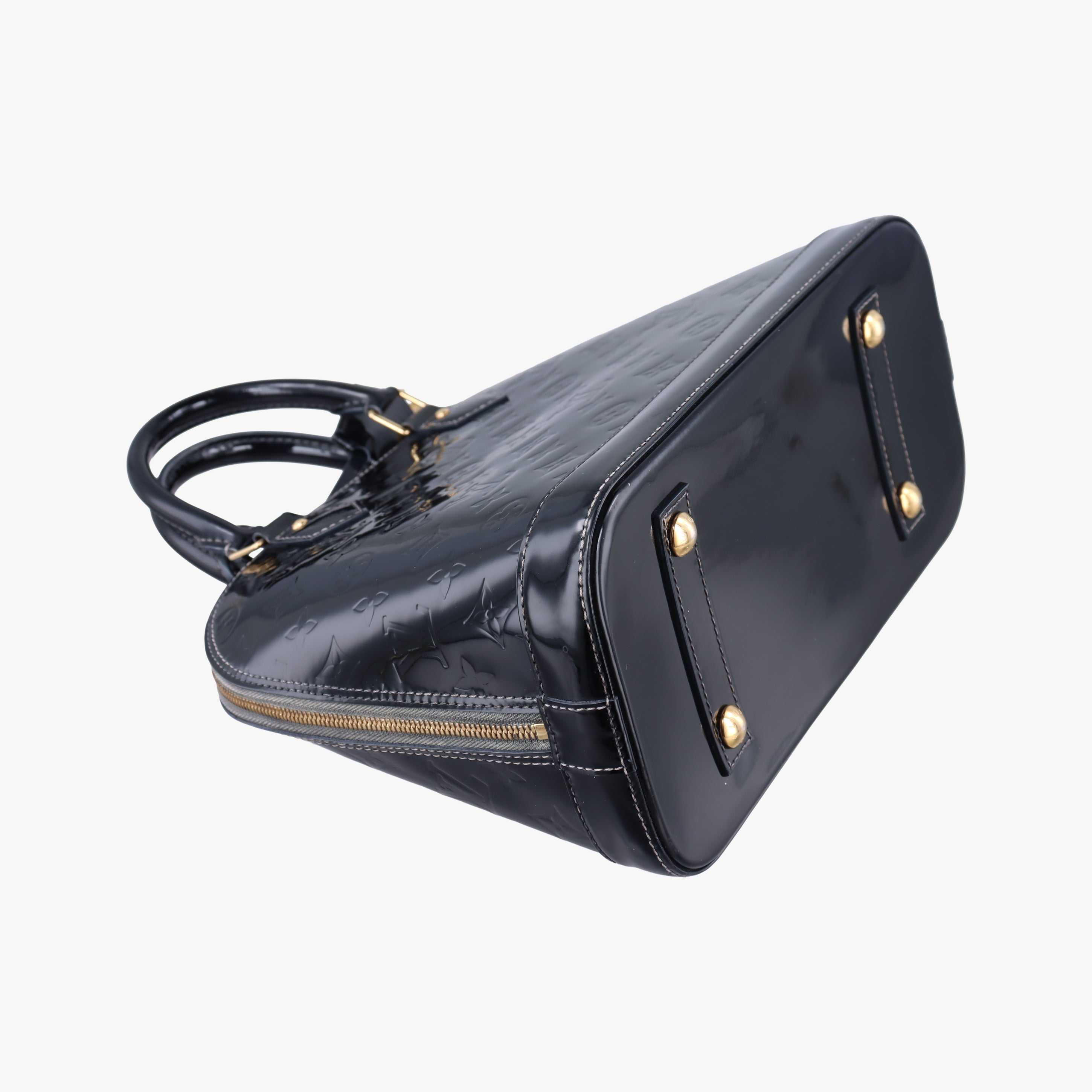 Pre-owned Louis Vuitton Alma　PM AMARANTE Vernis M91611 handbag | stylenewstar