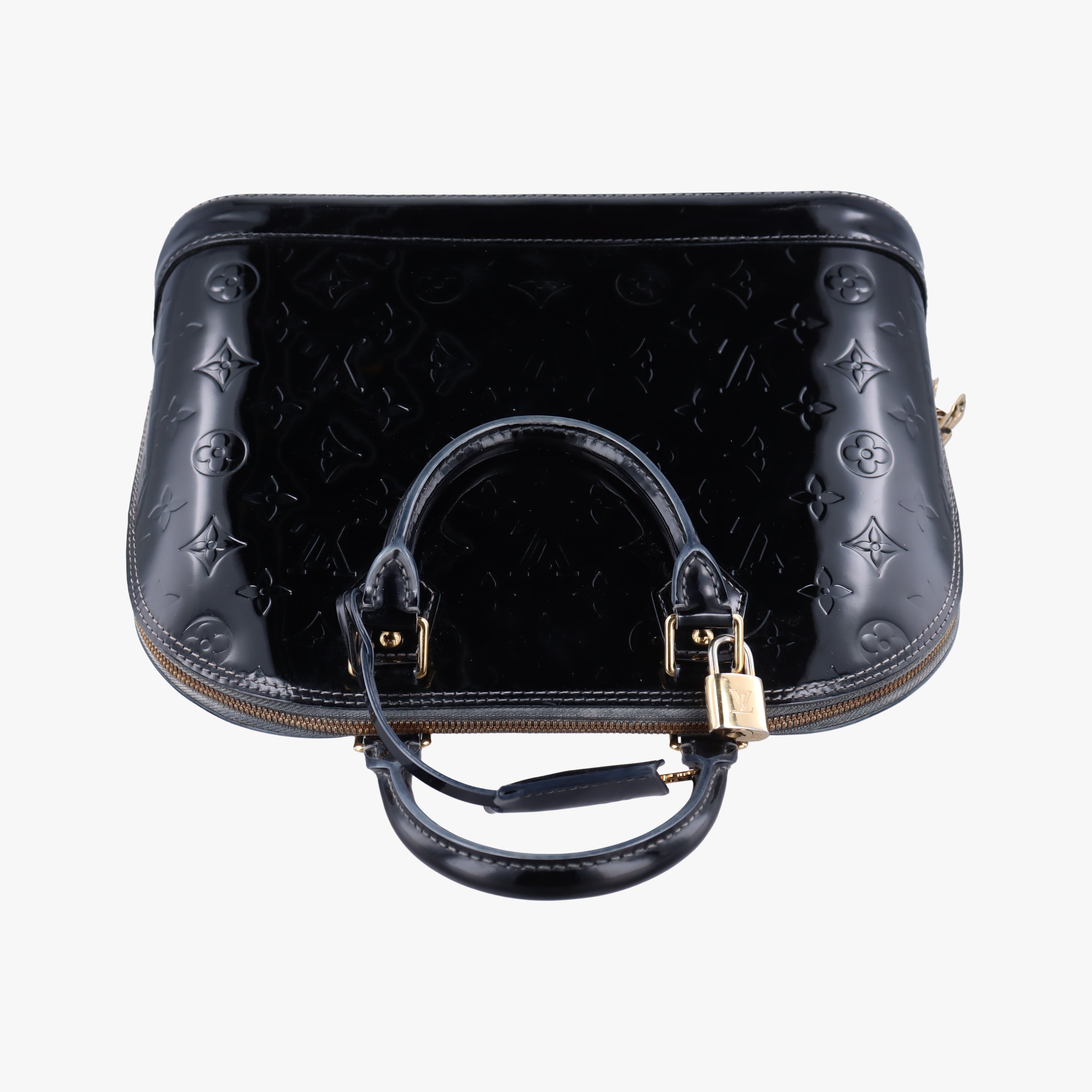 Pre-owned Louis Vuitton Alma　PM AMARANTE Vernis M91611 handbag | stylenewstar