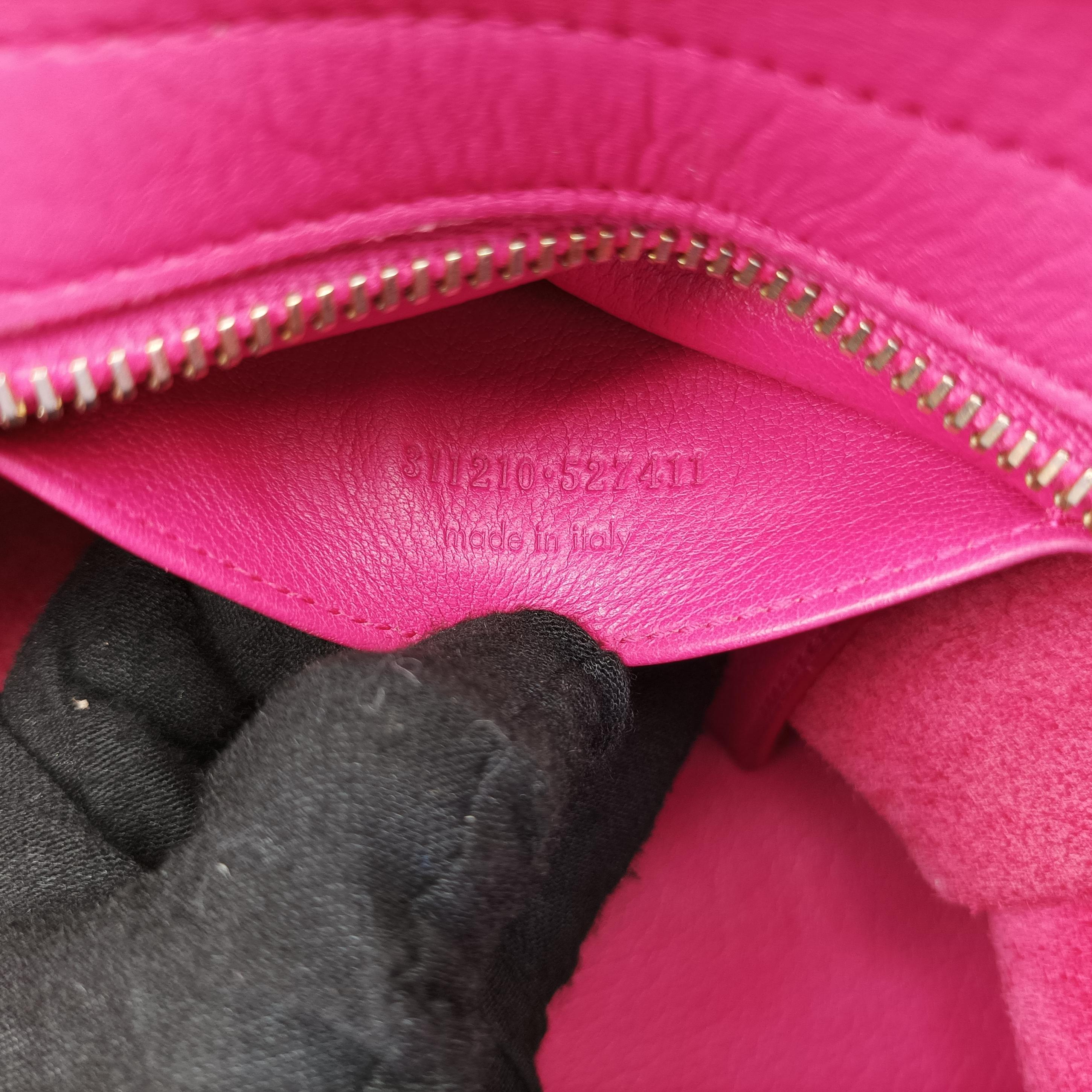 Pre-owned Yves Saint Laurent Y Ligne Petit Cabas Pink Leather 311210 shoulderbag | stylenewstar