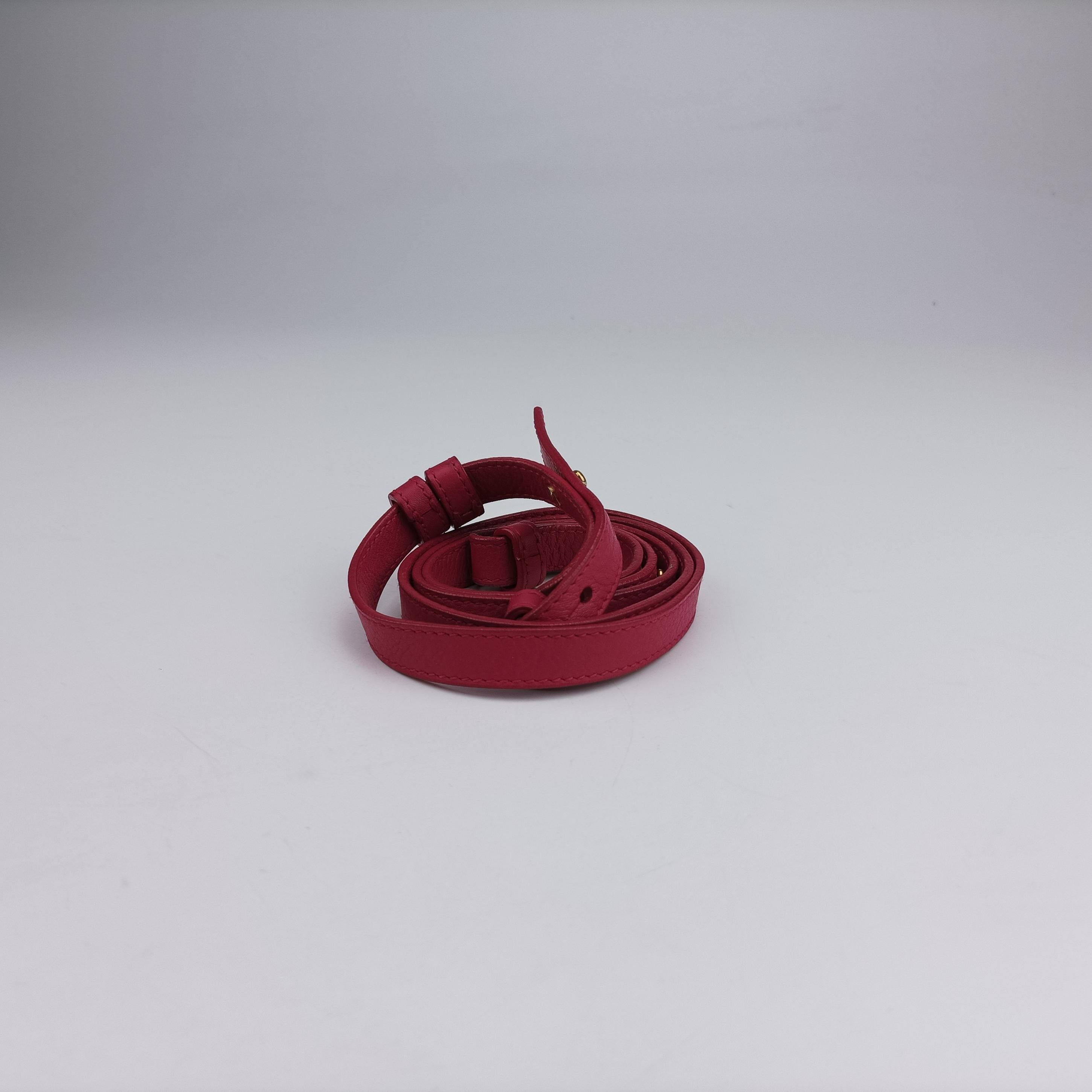 Pre-owned Yves Saint Laurent Y Ligne Petit Cabas Pink Leather 311210 shoulderbag | stylenewstar