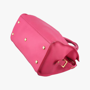 Pre-owned Yves Saint Laurent Y Ligne Petit Cabas Pink Leather 311210 shoulderbag | stylenewstar
