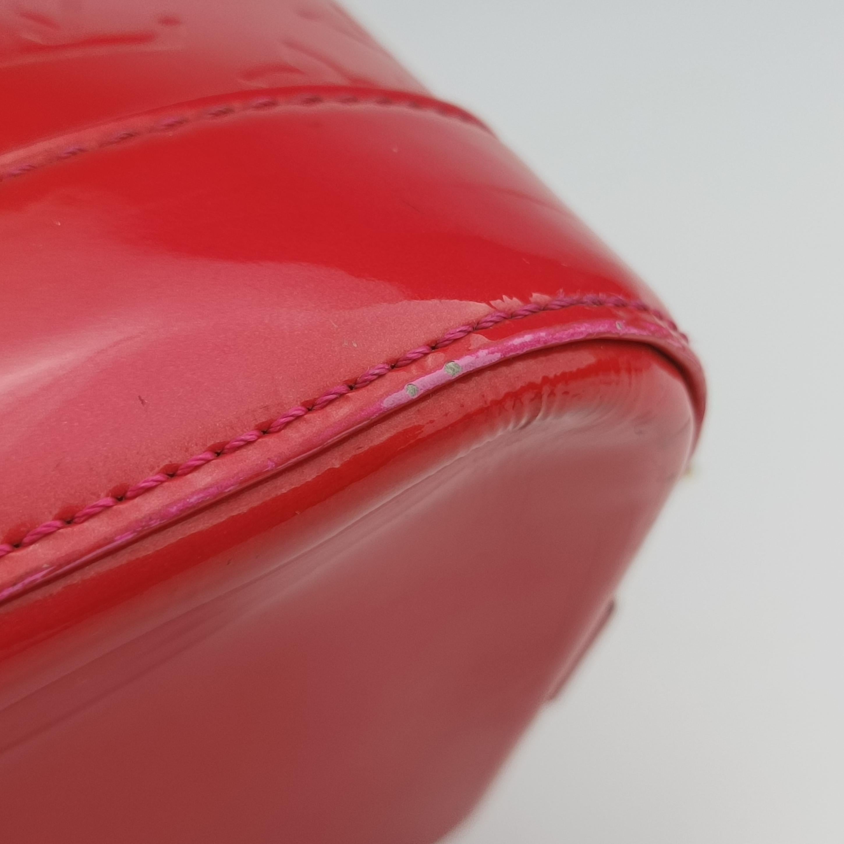 Pre-owned Louis Vuitton Alma GM Rose Pop Vernis M93625 handbag | stylenewstar