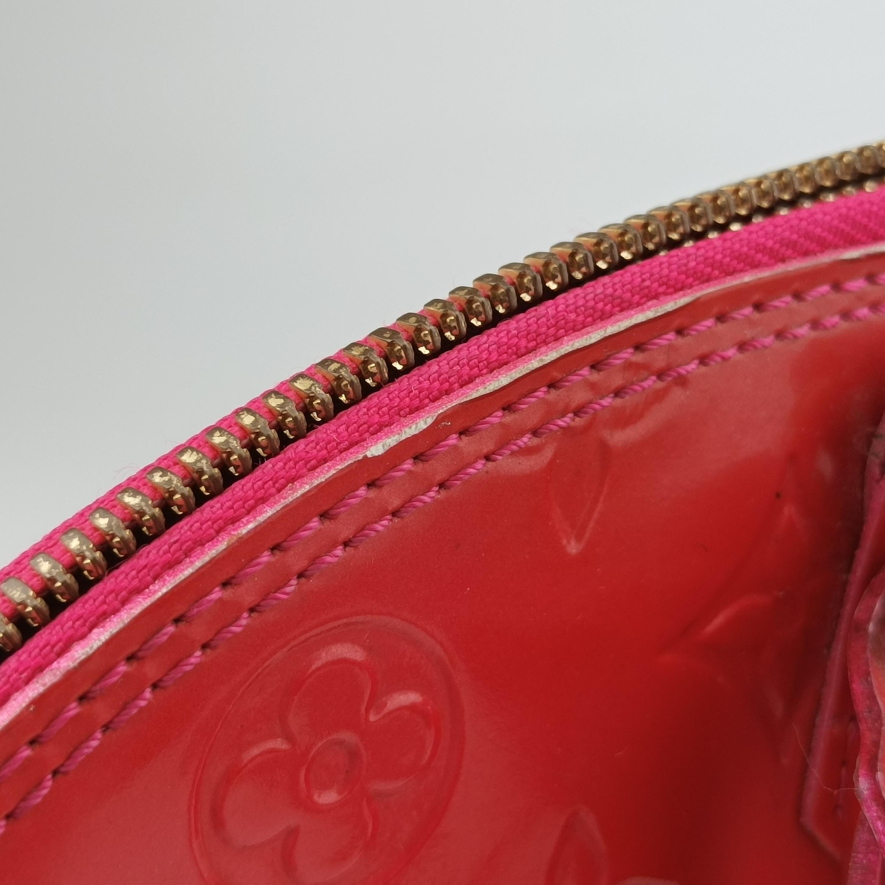 Pre-owned Louis Vuitton Alma GM Rose Pop Vernis M93625 handbag | stylenewstar