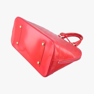 Pre-owned Louis Vuitton Alma GM Rose Pop Vernis M93625 handbag | stylenewstar