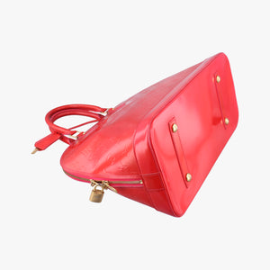 Pre-owned Louis Vuitton Alma GM Rose Pop Vernis M93625 handbag | stylenewstar