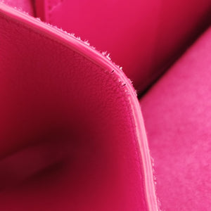 Pre-owned Yves Saint Laurent BABY CABAS Pink Leather 394461 shoulderbag | stylenewstar