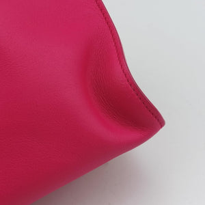 Pre-owned Yves Saint Laurent BABY CABAS Pink Leather 394461 shoulderbag | stylenewstar