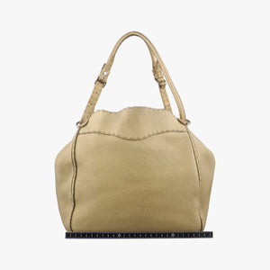 Pre-owned Fendi Selleria Golden Leather 8BR489 shoulderbag | stylenewstar