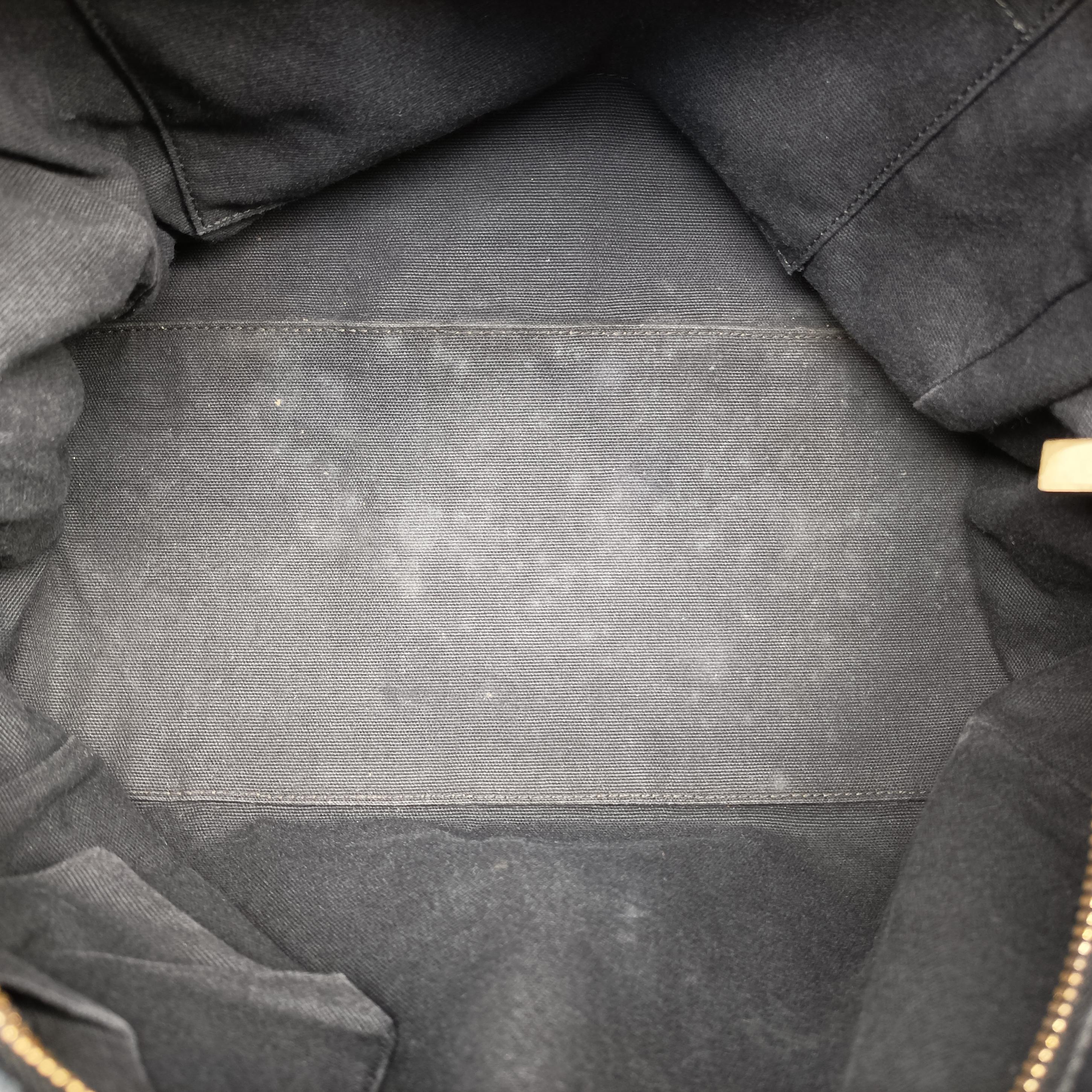 Secondhand VERSACE La Medusa Palazzo bowling Black Leather  shoulderbag | stylenewstar