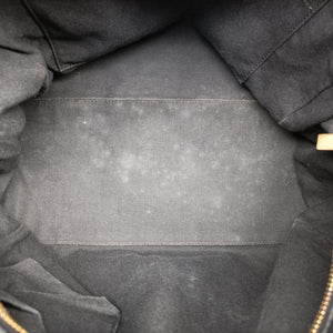 Secondhand VERSACE La Medusa Palazzo bowling Black Leather  shoulderbag | stylenewstar