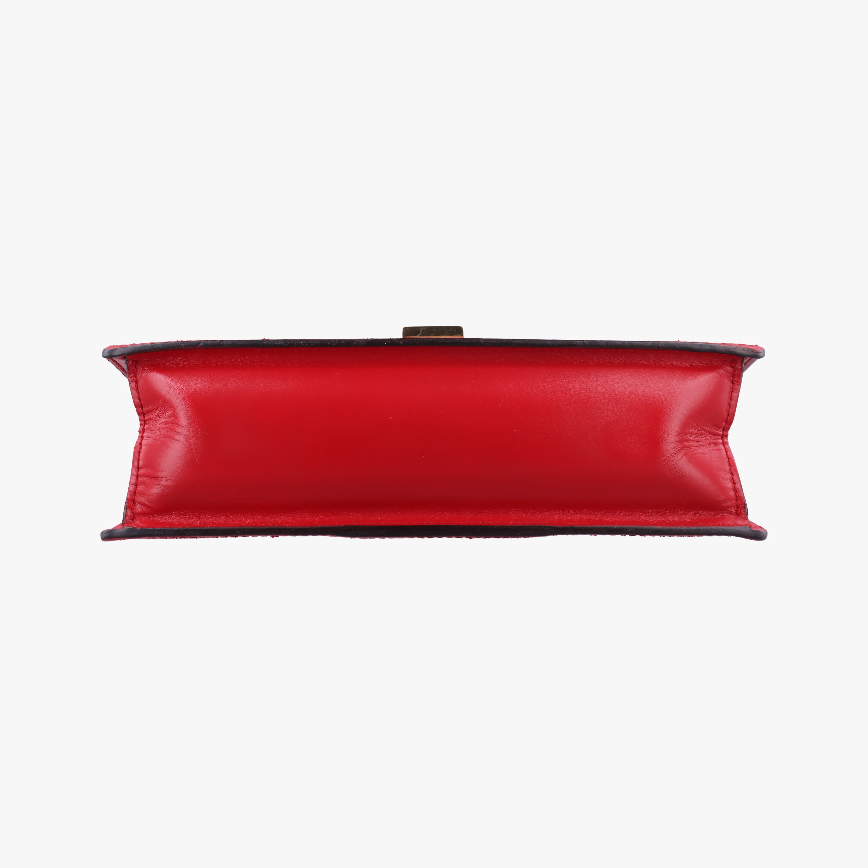Secondhand Gucci Sylvie Red×navy Leather 421882 shoulderbag | stylenewstar